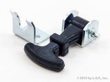 20 Piece Kit Rubber Hood Catch Hold-Down 2.5" Mini Latch Zinc Plated Steel Brackets & Hardware 2 1/2 Battery Box