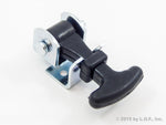 8 Pack Rubber Hood Hold-Down Kit 2.5" Mini Latch Zinc Plated Steel Brackets & Hardware Battery Box