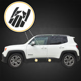 Door Entry Guards Scratch Shield 2015-2018 Fits Jeep Renegade 8pc Kit Paint Protector Cover