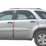 Door Edge Lip Guards Fits Chevy/Pontiac Equinox 2005-2009, Torrent 2006-2009 6pc Clear Paint Protector Film