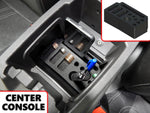 Center Console Organizer Vehicle Insert Fits Ford Focus 2012 2013 2014 (Automatic Transmission Only) Black