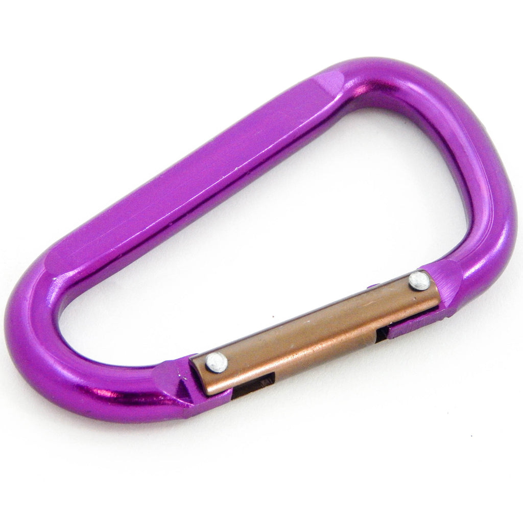 1 Aluminum Purple Spring Snap Quick Link Carabiner Hook Clip 3-1/8