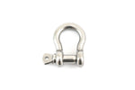 25 Stainless Steel 3/8 Inch 9.5mm Anchor Shackle Bow Pin Chain Ring 2000 Pound