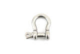 10 Stainless Steel 3/8 Inch 9.5mm Anchor Shackle Bow Pin Chain Ring 2000 Pound