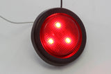 Red LED 2 Inches Round Side Marker Light Kits with Grommet Truck Trailer RV - Bulk Set of 200