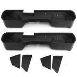 2 Under Seat Storage Box with Dividers fits Double Cab Fits Chevy Silverado & GMC Sierra 1500 (2014-2018) & More